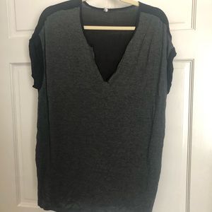 Gray/ black gentle fawn tunic shirt